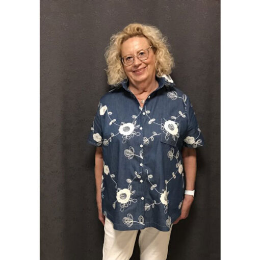 Papierschnittmuster Hemdbluse Damen Gr 32 - 58 - Fadenkäfer