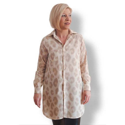 Papierschnittmuster Hemdbluse Damen Gr 32 - 58 - Fadenkäfer