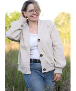 Papierschnittmuster Strickjacke Damen Gr 32 - 58 - Fadenkäfer
