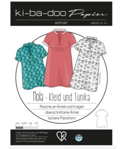 Papierschnittmuster Nola Tunika / Kleid Gr 32 - 48 - Ki-ba-doo