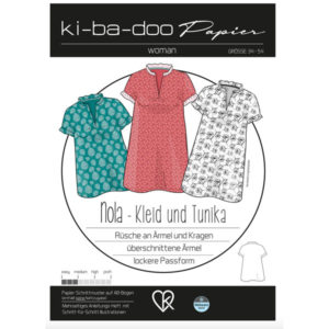 Papierschnittmuster Nola Tunika / Kleid Gr 32 - 48 - Ki-ba-doo