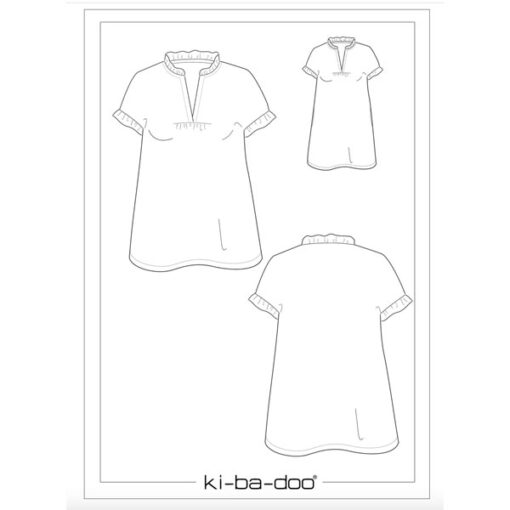 Papierschnittmuster Nola Tunika / Kleid Gr 32 - 48 - Ki-ba-doo