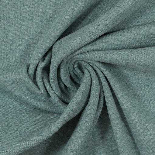 Bündchenstoff - Schlauch "Heike melange " rauchblau