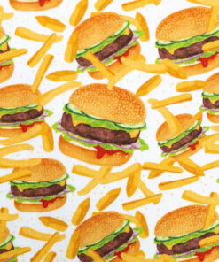 Baumwolle - "Kim" - Burger - gelb