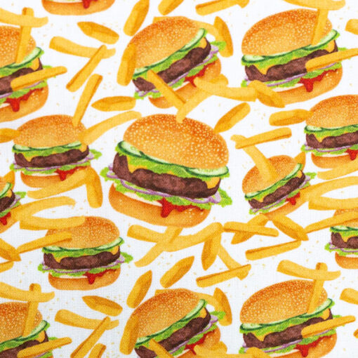 Baumwolle - "Kim" - Burger - gelb