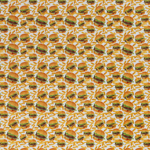 Baumwolle - "Kim" - Burger - gelb