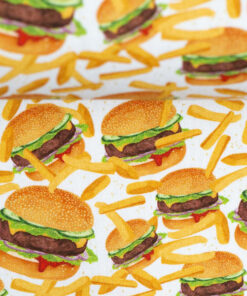 Baumwolle - "Kim" - Burger - gelb