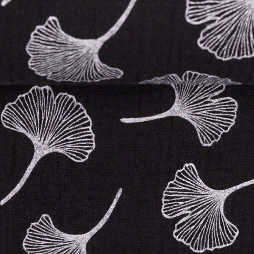 Double Gauze "Jeron" Ginko - blau