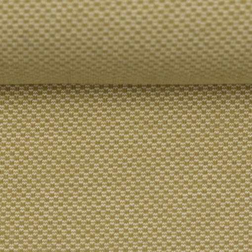 Jersey Jacquard Baumwolle - beige / ocker