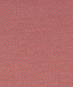 Jersey Jacquard Baumwolle - diagonaler Streifen - coral / grau