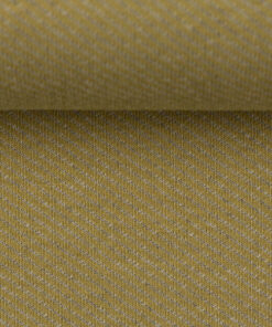 Jersey Jacquard Baumwolle - diagonaler Streifen - beige / ocker
