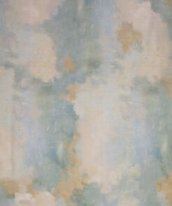 Baumwollcanvas - aquarell - mint / grau
