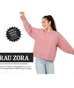 Papierschnittmuster "Frau Zora " Oversized Sweater Gr 146 - 52 - Studio Schnittreif