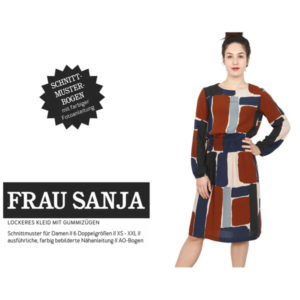 Papierschnittmuster "Frau Sanja" Kleid Gr 146 - 52 - Studio Schnittreif