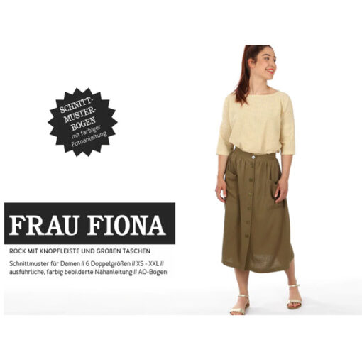 Papierschnittmuster "Frau Fiona" Rock Gr 146 - 52 - Studio Schnittreif