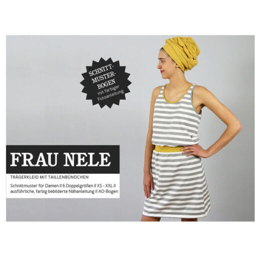 Papierschnittmuster "Frau Nele" Trägerkleid Gr 146 - 52 - Studio Schnittreif