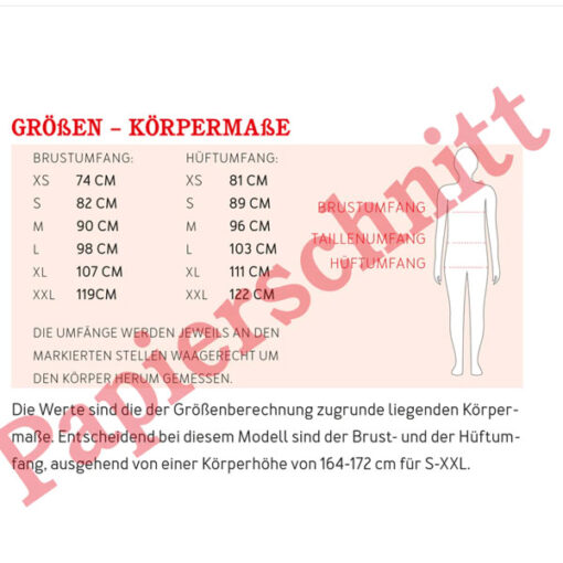 Papierschnittmuster "Frau Sanja" Kleid Gr 146 - 52 - Studio Schnittreif