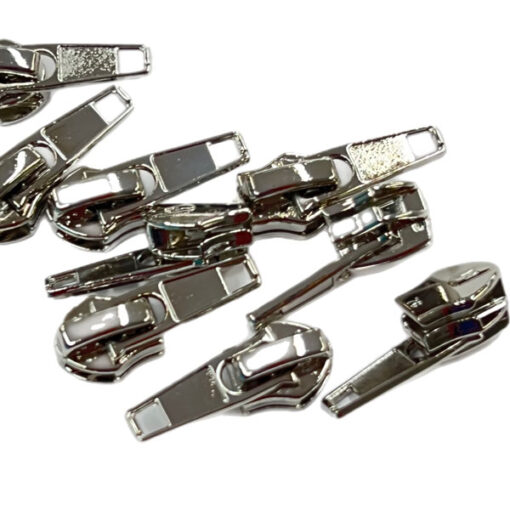 Schieber für 6.5 mm Reissverschluss - silber