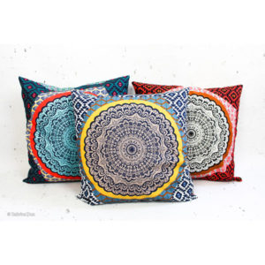 Pillow Party by Jolijou - Panel - blau / weiss / rot