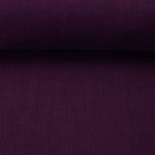 Double Slub Musselin "Sorea" uni - violett