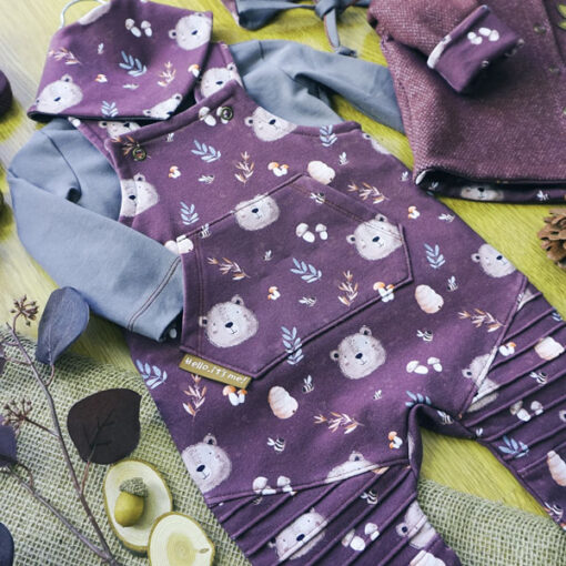 Sommersweat - French Terry - Autumn Forest by Christiane Zielinski- violett