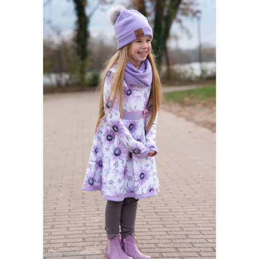 Sommersweat - French Terry - Autumn Forest by Christiane Zielinski Blumen- violett