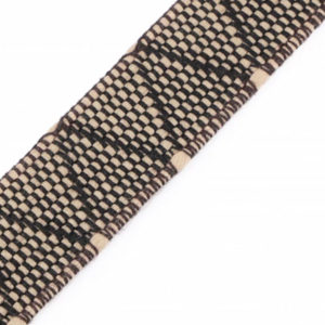 Gurtband 30 mm - gewebt - schwarz / natur