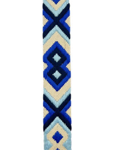 Gurtband 38 mm - Ethno blau