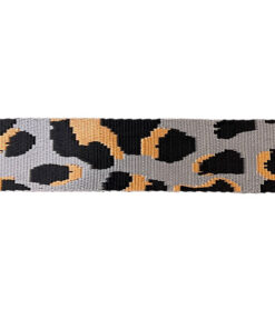 Gurtband 38 mm - Leo - silbergrau