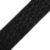 Gurtband 38 mm - schwarz glanz