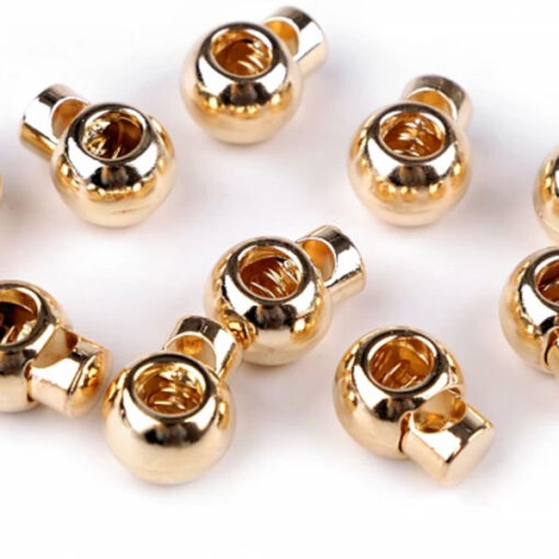 Kordelstopper rund - gold