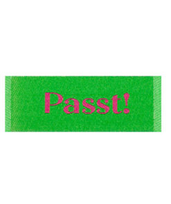 webetikette-passt-gruen