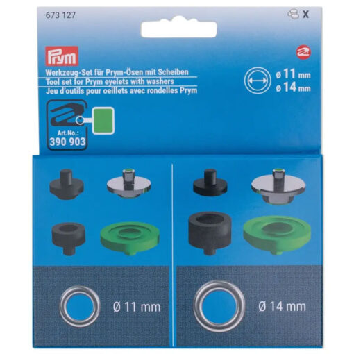 Prym 673 127 Werkzeugset für Prym Ösen in Ø 11 und 14 mm