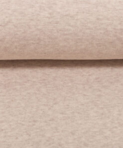 Bündchenstoff - Schlauch "Heike melange" - naturweiss