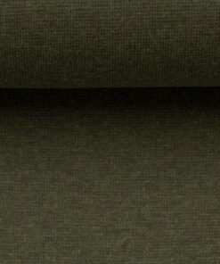 Bündchenstoff - Schlauch "Heike melange " - khaki 1769