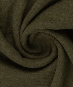 Bündchenstoff - Schlauch "Heike melange " - khaki 1769
