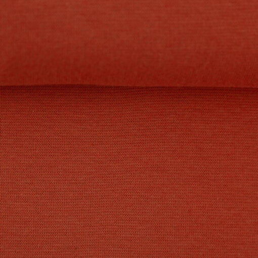 Jersey Baumwolle - "Vanessa" uni - terracotta