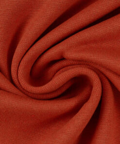 Jersey Baumwolle - "Vanessa" uni - terracotta