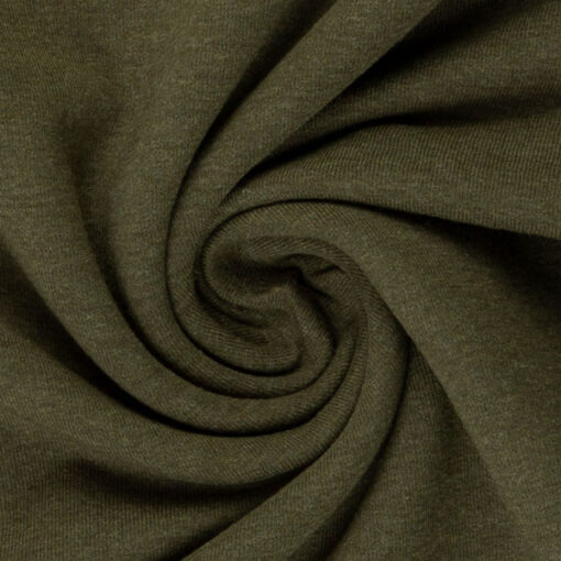 Sommersweat - French Terry - "Maike melange " - khaki