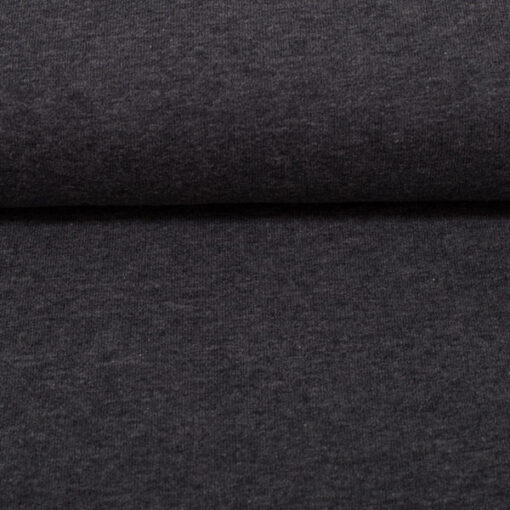 Sommersweat French Terry "Maike melange " - anthrazit melange