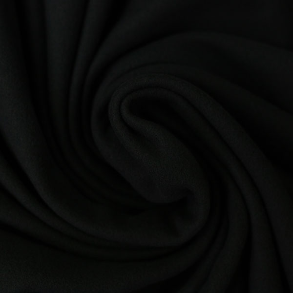 Microfleece "Fiona" - antipeeling - schwarz