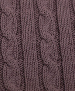 Zopfstrickstoff – „Sophie“ – mauve