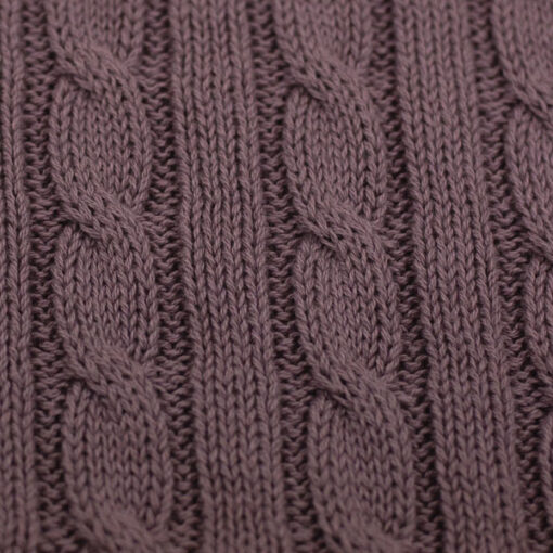 Zopfstrickstoff – „Sophie“ – mauve