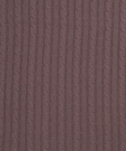 Zopfstrickstoff – „Sophie“ – mauve