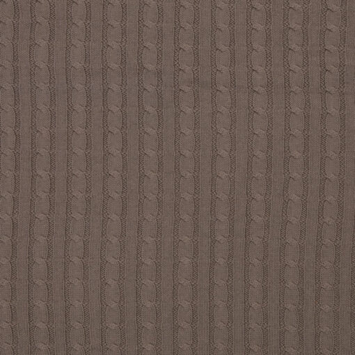 Zopfstrickstoff - "Sophie" - taupe