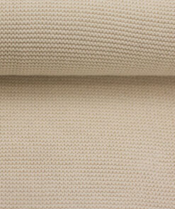Wellenstrickstoff - "Ella" - natur
