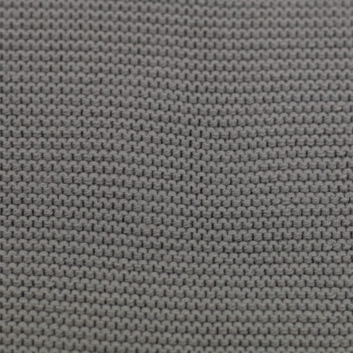 Wellenstrickstoff - "Ella" - hellgrau