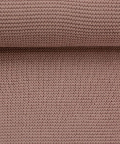 Wellenstrickstoff - "Ella" - altrosa