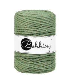 5 mm – Makramee Kordel von Bobbiny – golden eucalyptus