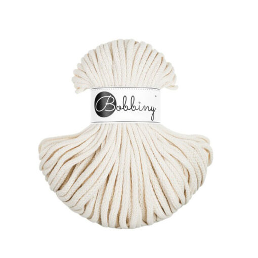5 mm PREMIUM - Makramee Kordel / Schnur von Bobbiny - natural